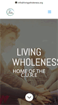 Mobile Screenshot of livingwholeness.org
